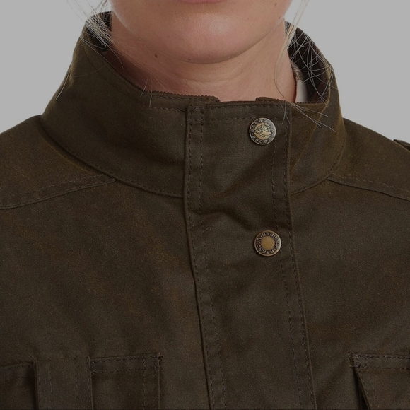 Barbour Women's Winter Defense Wax Jacket - Picture 2 of 16